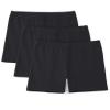 BOOPH Girls Bike Shorts Cartwheel Dance Shorts for Kids Under Dress 5-6 Years Black 3 Pack view 1