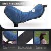 Harrison Howard Trail Seat Saver Western Tack Saddle Ride-on Pad with Cushion Bottom Helps Distribute Back Pressure Blue view 2