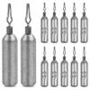 Drop Shot Fishing Weights, Pencil Weights Fising Sinkers No Snag Drop Shot Rig Skinny Sinkers for Bass Saltwater Freshwater Fishing 1/8oz,3/16oz,1/4oz,3/8oz,1/2oz,3/4oz view 1