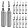Drop Shot Fishing Weights, Pencil Weights Fising Sinkers No Snag Drop Shot Rig Skinny Sinkers for Bass Saltwater Freshwater Fishing 1/8oz,3/16oz,1/4oz,3/8oz,1/2oz,3/4oz view 1