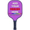 Personalized Sports Paddle, Graphite Face with Comfortable Grips, Custom Sports Equipment for Women & Men Medium Orchid view 1