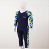 YEAHDOR Unisex Boys Girls Long Sleeve Zip Up Full Length One Piece Swimsuit UPF 50+ Rashguard Shirts Navy Blue 7-8 Years view 4