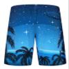 ELETOP Men's Swim Trunks Quick Dry Bathing Suit Swimming Board Shorts Mesh Lining Beach Swimwear Starry Sky Blue L view 3