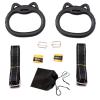 JIANWEI Gymnastics Rings Set for Kids, Professional Children Trapeze Bar Pull Up Rings with Straps Kids Playground Home Exercise Gym Rings with Drawstring Bag for Children Exercise view 2