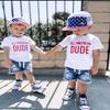 LIOMENGZI Baby Boy 4th of July Outfits Short Sleeve Tee Shirt and Casual Shorts 2Pcs Fourth of July Summer Outfit view 3