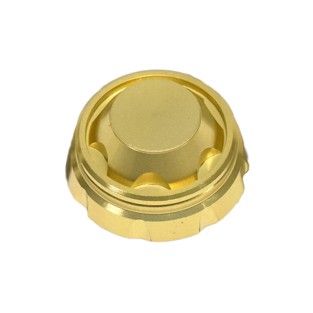 HEDGEHOG STUDIO Handle Screw Cap [HSC-SD-A] for SHI, DAIWA Spinning Reel (Champagne Gold)