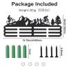 SUPERDANT Mountain Biking Medal Hanger Display Medal Hooks for Wall Medals Display Frame Award Rack for Medals Exercise Medal Hanger Display Hanging Over 60 Medals A Gift for The Athletes view 2