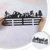 SUPERDANT Mountain Biking Medal Hanger Display Medal Hooks for Wall Medals Display Frame Award Rack for Medals Exercise Medal Hanger Display Hanging Over 60 Medals A Gift for The Athletes view 3