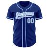 Custom Baseball Jerseys Men Women Youth Peronalized Royal Blue White Baseball Shirts Button Down Customize Hip Hop T-Shirts Sports Uniform Stitchd Name Number Logo view 1
