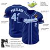 Custom Baseball Jerseys Men Women Youth Peronalized Royal Blue White Baseball Shirts Button Down Customize Hip Hop T-Shirts Sports Uniform Stitchd Name Number Logo view 2