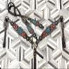 MOUSM Genuine Attractive Horse Argentina Cow Leather Western Horse Bridle Headstall Breast Collar Set (Full) view 2