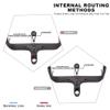 integrated handlebar road bike, RXL SL road bike handlebars 28.6 carbon integrated stem ergonomic design integrated drop bars inner routing cycling road bicycle integrated handlebar UD matte 420*110mm view 3