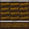 LTOCMKIY Customize Brown Yellow Baseball Jerseys for Men Women Youth Button Down Personalized Baseball Shirts Hip Hop Sports Uniform Stitched Team Name Number Logo view 3