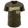 Custom Baseball Jerseys Button Down Personalized Army Green Stripe Baseball Shirts Polyester Customize Hip Hop T-Shirts Sports Uniform Stitched Name Number Logo for Adult Youth Sports Fans view 1