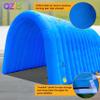 OZIS 16FT Inflatable Tunnel Sports Tunnel Entrance with Installed Blower Inflatable Tunnel Tent for Business Advertising Event Exhibition Promotion,Street,Shop,Supermarket,School(Blue, 16x10x10ft) view 3
