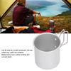 BestAlice Stainless Steel Camping Cup, Insulated Cup Outdoor Camping Mugs with Foldable Handle, Aluminum Oxide Ultra Light High Strength Picnic Water Mug for Outdoor Drinkware view 2