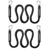 Obcursco Bungee Dock Line, Jet Ski Dock Line with Double 316 Stainless Steel Clips, Boat Snubber Docking Rope for PWC, Boat Accessories for Yamaha Waverunner, Seadoo, Kayak, 2 Pack 4-5.5ft Black view 1