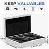 AICase Gun Safe for Pistols,Quick-Access Pistol Safe for Multiple Handguns with Biometric Fingerprint Lock/Morse Code, Smart Handgun Safe Gun Lock Box for Home Bedside Nightstand Car_1 view 4