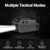 SOLOFISH 450lm Slidable Pistol Light Laser Combo, Shockproof Gun Light and Red Laser Sight with Strobe (Laser Output is <5mW, Class IIIA) view 4
