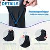 SooGree Rain Shoes Covers Waterproof Rain Boot Shoes Covers with Zipper Non-Slip PVC Rubber Sole Snow Shoes Cover Durable Outdoor Overshoes Gear for Women Men Cycling Planting Fishing Gardening Travel view 4
