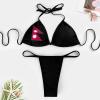 TAIZIYEAH Bikini Sets for Women Nepal Flag Bikini Swimwear Sexy Push Up Two Piece Triangle Bikini Swimsuits XL view 3