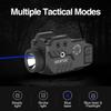 Solofish 800lm Adjustable Pistol Light Laser Combo Fits for Full Rail, Shockproof Blue Laser Sight and Gun Light with Strobe Function, Rechargeable (Laser Output is <5mW, Class IIIA) view 4