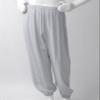 Moggemol Kids Boys Girls Elastic Soft Modal Loose Yoga Sports Dance Harem Pants Baggy Trousers Grey 5-6 Years view 2