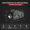 Solofish 800lm Adjustable Pistol Light Laser Combo Fits for Full Rail, Shockproof Red Laser Sight and Gun Light with Strobe Function, Rechargeable (Laser Output is <5mW, Class IIIA) view 2