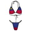 TAIZIYEAH Bikini Sets for Women Liechtenstein Flag Bikini Swimwear Sexy Push Up Two Piece Triangle Bikini Swimsuits XL view 4