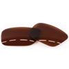 Forobb 1.6MM Polarized Replacement Lenses & Nosepieces for Spy Optic Discord Sunglasses - Dark Brown - Polycarbonate Polarized view 2