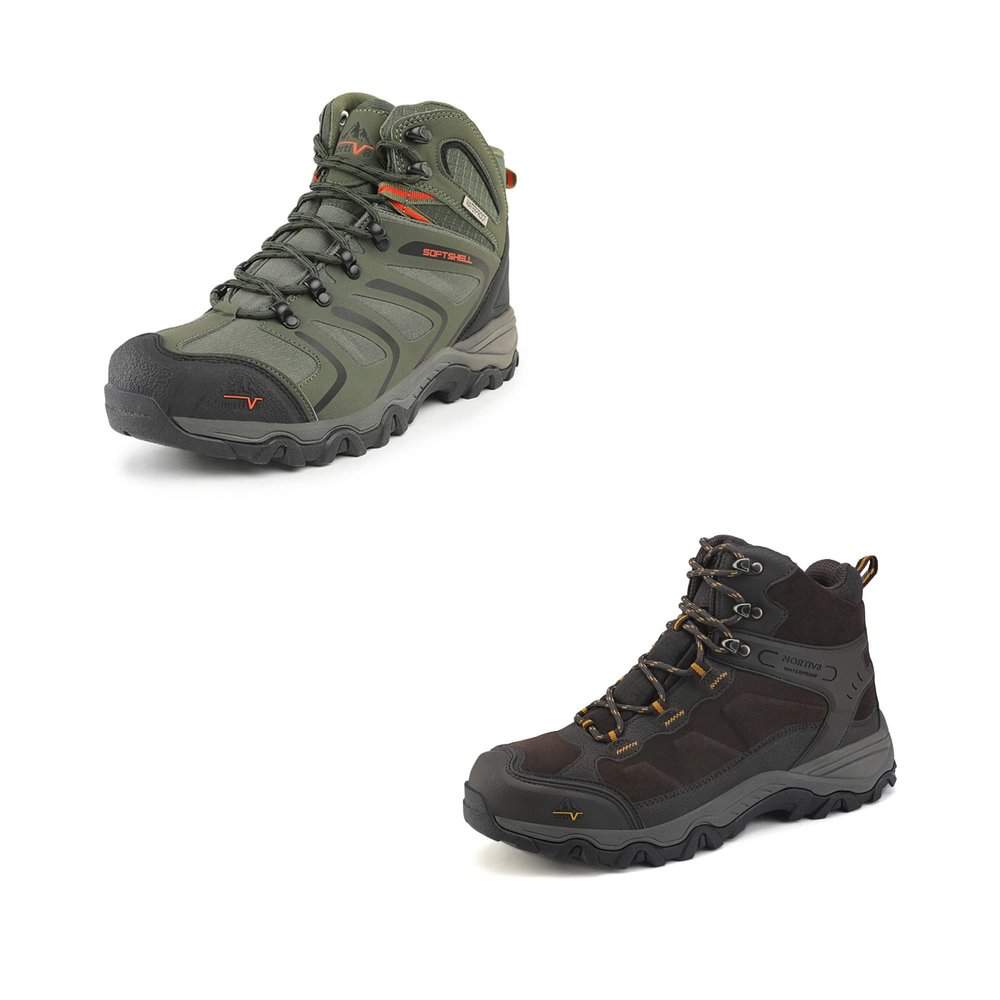 NORTIV 8 Men's Waterproof Hiking Boots Outdoor Shoes