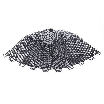 Yuecoom Rubber Fishing Net Replacement, Fly Fishing Landing Net, Collapsible Clear 40cm Depth Rubber Replacement for Freshwater Saltwater