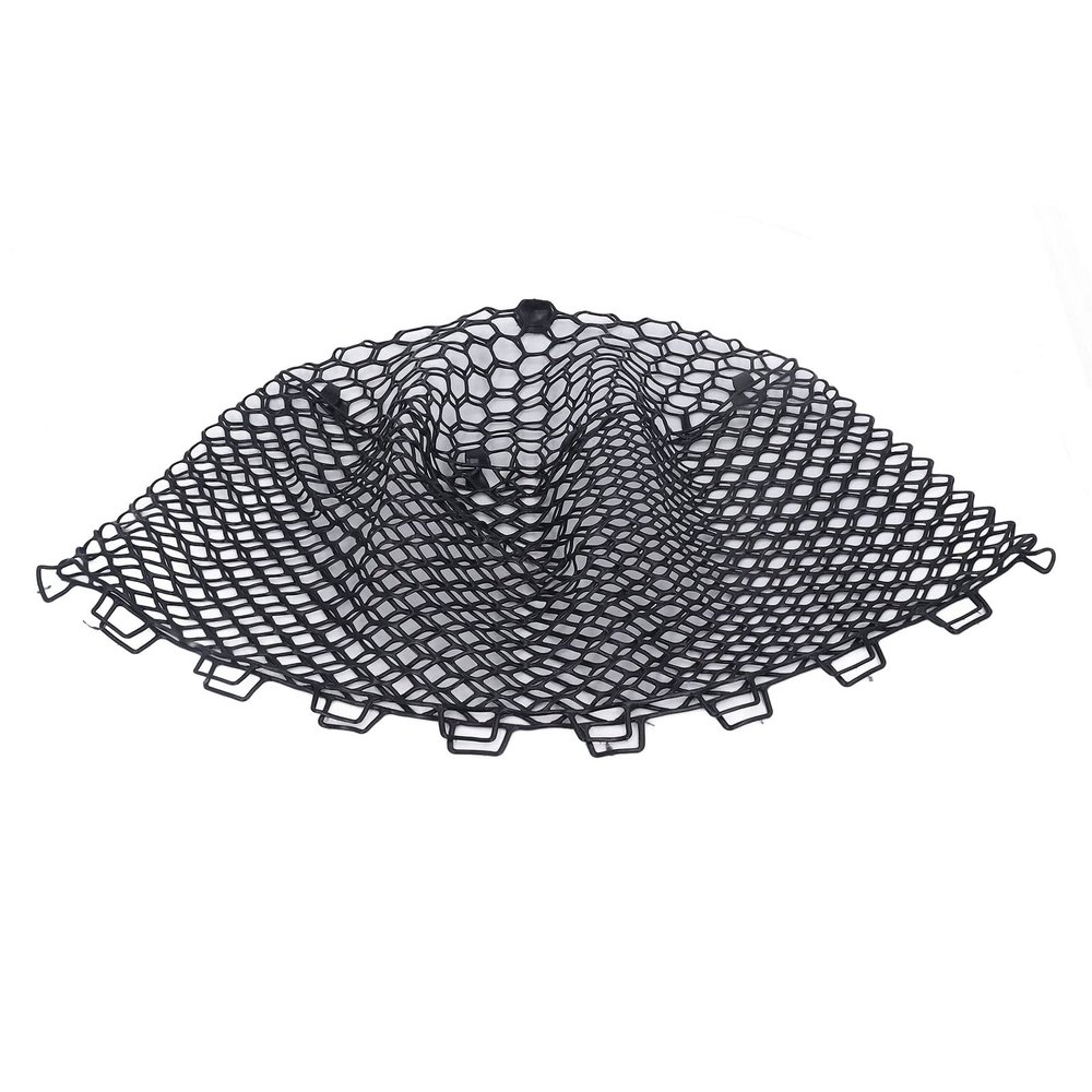 Yuecoom Rubber Fishing Net Replacement, Fly Fishing Landing Net, Collapsible Clear 40cm Depth Rubber Replacement for Freshwater Saltwater