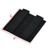 2Pack Molle Patch Panel Hook&Loop Adapter Panel for DIY Patch Badges Tactical Molle Hook and Loop Molle Panel for Badges and Insignia Patches 4''x4''(Black) view 2