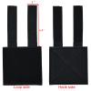2Pack Molle Patch Panel Hook&Loop Adapter Panel for DIY Patch Badges Tactical Molle Hook and Loop Molle Panel for Badges and Insignia Patches 4''x4''(Black) view 3
