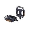 BBB Cycling City Bike Pedals Flat 9/16" with Reflectors Aluminium Anti-Slip Classic Look for Urban Bicycles Mount & Go BPD-15 view 1