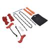 TITA-DONG 53 Inch High Reach Tree Limb Hand Rope Saw, Rope Chain Saw with Double Sides Teeth Blades, Manganese Steel Folding Pocket Chain Saw for Camping Gardening Survival Gear view 4