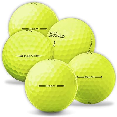 Golf Ball Monkey Cheap Recycled for Titleist ProV1 Golf Balls - Used for Titleist Balls Pro V1 for Men & Women (Packaging May Vary) (100 - Good, Yellow)