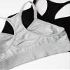 Fruit of The Loom Big Girls' Seamless Racerback Sports Bra 2 Pack Grey Heather/Black Hue XS view 2