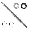 Roykaw Rear Axle Shaft with Bearing Seal Kit for 1994-up Electric TXT/Medalist, 2005-up 4/6 Passenger Shuttle, ST Express, ST Sport, Replaces OEM # 20377-G11, Driver Side, 23-7/8" Length view 2