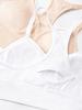 Fruit of The Loom Big Girls' Seamless Racerback Sports Bra 2 Pack Light Nude/White L view 2