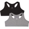 Fruit of the Loom Girl's Stay Dry Racerback Training Sports Bra Multi-Pack view 1