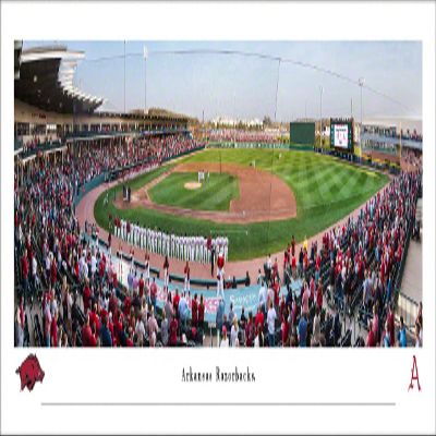 Arkansas Razorbacks Baseball - Unframed 40 x 13.5 Poster by Blakeway Panoramas