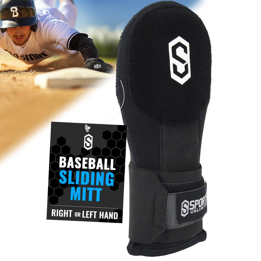 Sports Unlimited Baseball Sliding Mitt Youth, Right or Left Hand Sliding Mitt for Baseball, Softball Sliding MItt