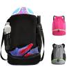 Suaetiai Soccer Bags, Waterproof Drawstring Gym Backpack for Baskestball Rugby Volleyball Yoga, Large Capacity Sports Bag (Black) view 1