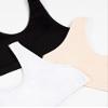 Fruit of The Loom Big Girls' Seamless Stretch Sport Bra 3 Pack Light Nude/Black/White L view 2