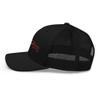Red Sports Car C6 Outline 6th Gen Corvette Owner Trucker Cap Snapback hat view 3