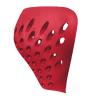 B Baosity 3D Mask Inner Bracket Support Silicone Adult Face Shell for Facial Mouth Protection Outdoor Party Live CS Game Airsoft Competition Halloween, Red view 2