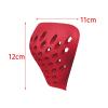 B Baosity 3D Mask Inner Bracket Support Silicone Adult Face Shell for Facial Mouth Protection Outdoor Party Live CS Game Airsoft Competition Halloween, Red view 4