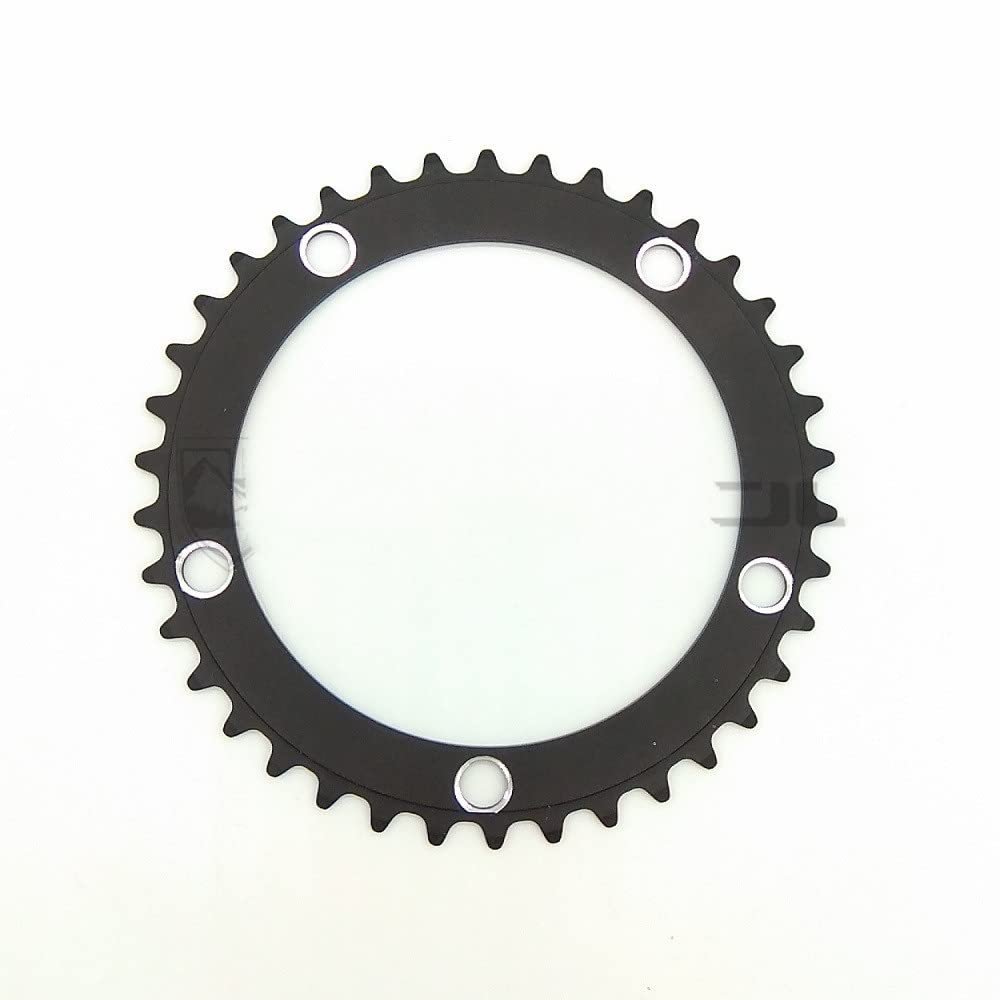 MYEEI Road Bike Chain Wheel 48/38T 130 BCD Folding Bicycle Chainring Double Disc Chainwheel CNC Aluminum Alloy 3/32" (Color : 38T)
